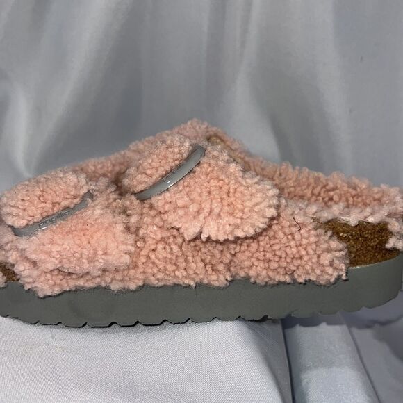 BIRKENSTOCK PAPILLIO DAYTONA SLIDE IN TEDDY CRYSTAL ROSE NWT ASSORTED SIZES - Picture 8 of 14